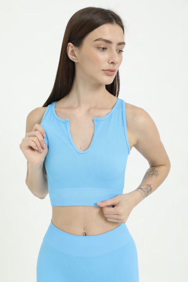 AÇIK YAKA CROP TOP - 2