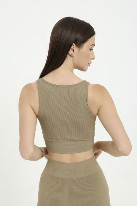 AÇIK YAKA CROP TOP - 4
