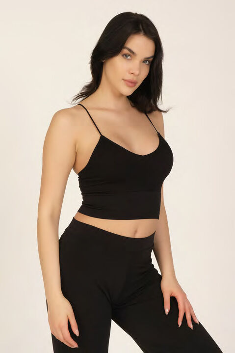 ASKILI V YAKA CROP TOP - 1