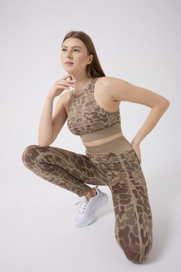 Leopar Crop Atlet - 1