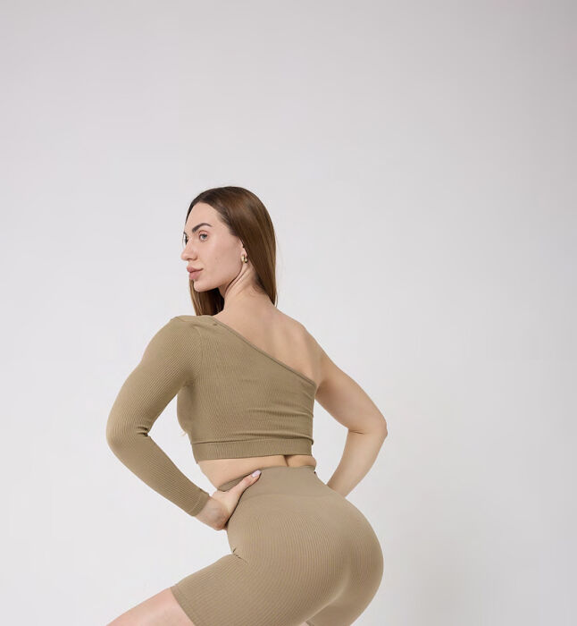 TEK OMUZ CROP TOP - 3